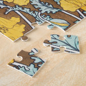 Puzzle illustration d'art pavot fleur jaune (Côté)