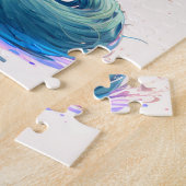 Puzzle Illustration d'artiste majestic Kitty Cat (Côté)