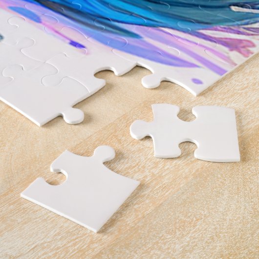 Puzzle Illustration d'artiste majestic Kitty Cat (Côté)