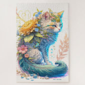 Puzzle Illustration d'artiste majestic Kitty Cat (Vertical)