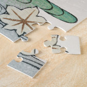Puzzle Illustration d'automne et d'eau. (Côté)