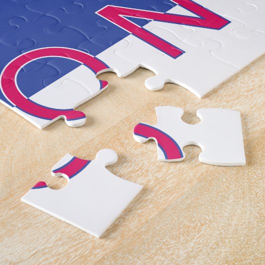 Puzzle Illustration de Back Bay Boston Skyline (Côté)