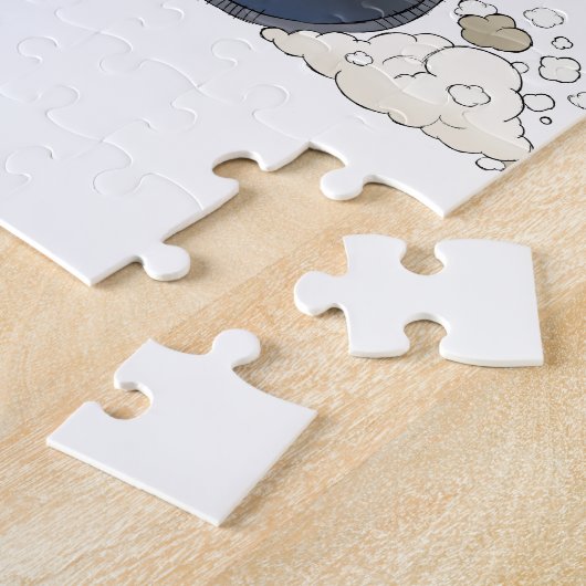 Puzzle Illustration de bande dessinée d'un éléphant (Côté)