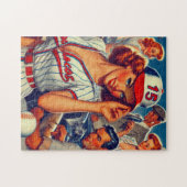 Puzzle Illustration de baseball vintage (Horizontal)