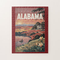 Illustration de bateau sur la rivière Alabama Art