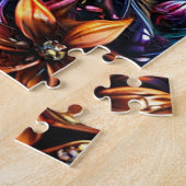 Puzzle Illustration de chat abstrait vibrant (Côté)