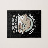 Puzzle Illustration de chat Lover - Curled Up & Cosy (Horizontal)