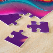 Puzzle Illustration de cheval vibrant abstrait (Côté)