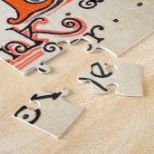 Puzzle Illustration de cirque vintage Art Antique (Côté)