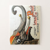Puzzle Illustration de cirque vintage Art Antique (Vertical)