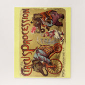 Puzzle Illustration de cirque vintage Art Antique (Vertical)
