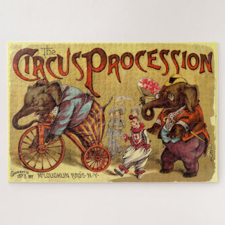 Puzzle Illustration de cirque vintage Art Antique