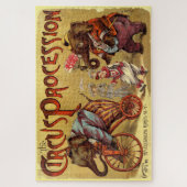 Puzzle Illustration de cirque vintage Art Antique (Vertical)