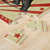 Puzzle Illustration de cirque vintage Art Antique (Côté)