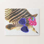 Puzzle Illustration de Cute Zebra (Horizontal)