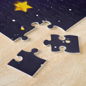 Puzzle Illustration de Doberman joyeux (Côté)