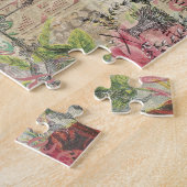 Puzzle Illustration de Fox Wildlife Vintage Animal (Côté)