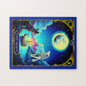Puzzle Illustration de la carte Tarot, la lune (Horizontal)