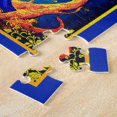 Puzzle Illustration de la carte Tarot, reine des baguette (Côté)