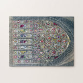 Puzzle Illustration de la cathédrale de vitraux (Horizontal)