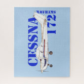 Puzzle Illustration de la conception de l'avion Cessna 17 (Vertical)