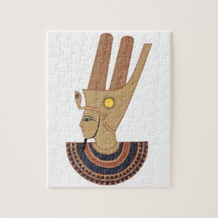 Puzzle Illustration de la déesse antique Hathor égyptienn
