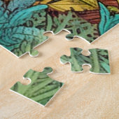 Puzzle Illustration de la maison de champignons mignons (Côté)