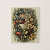 Puzzle Illustration de la nature des hiboux et des fées d (Vertical)