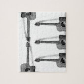 Puzzle Illustration de la peinture de la guitare classiqu (Vertical)