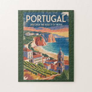 Puzzle Illustration de la skyline de l'Ibérie au Portugal