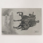 Puzzle Illustration de la statue de Marcus Aurelius vinta (Horizontal)