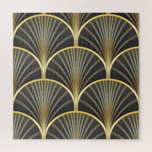 Puzzle Illustration de la texture géométrique Art Déco (Vertical)