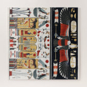 Puzzle Illustration de l'aigle égyptien et art égyptien (Horizontal)