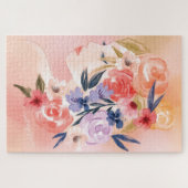 Puzzle Illustration de l'aquarelle botanique des femmes f (Horizontal)