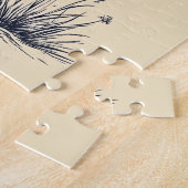 Puzzle Illustration de l'encre de poulet sur Tan (Côté)