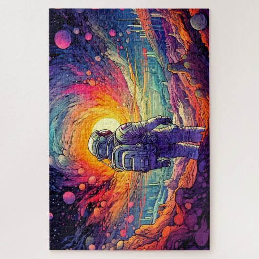 Puzzle Illustration de l'espace et au-delà (Vertical)