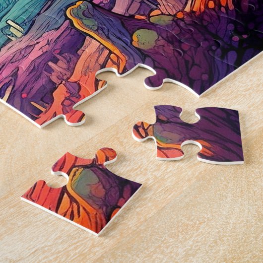 Puzzle Illustration de l'espace et au-delà (Côté)