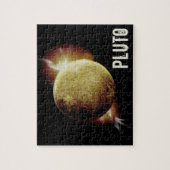 Puzzle Illustration de l'univers 3d de la planète jaune P (Vertical)