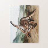 Puzzle Illustration de Lynx texane (Lynx rufus var macula (Vertical)
