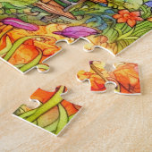 Puzzle Illustration de maison champignon majestueuse (Côté)