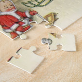 Puzzle Illustration de mignonne Vintage Baby Père Noël (Côté)
