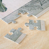 Puzzle Illustration de mode de dame glamour vintage  (Côté)