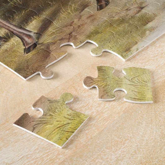 Puzzle Illustration de Moose Deer (Servus alces) (Côté)