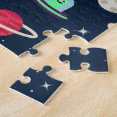 Puzzle illustration de motif spatial (Côté)
