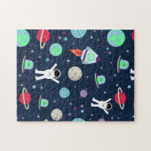 Puzzle illustration de motif spatial (Horizontal)