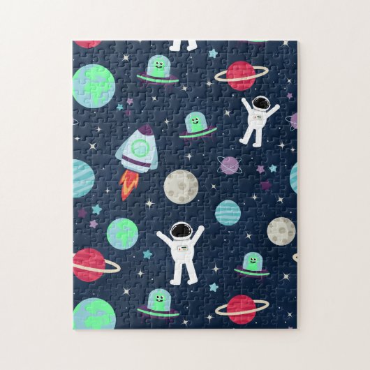 Puzzle illustration de motif spatial (Vertical)