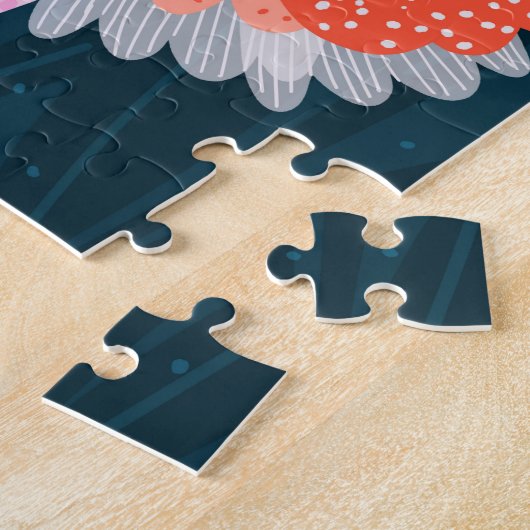 Puzzle Illustration de papillon coloré (Côté)