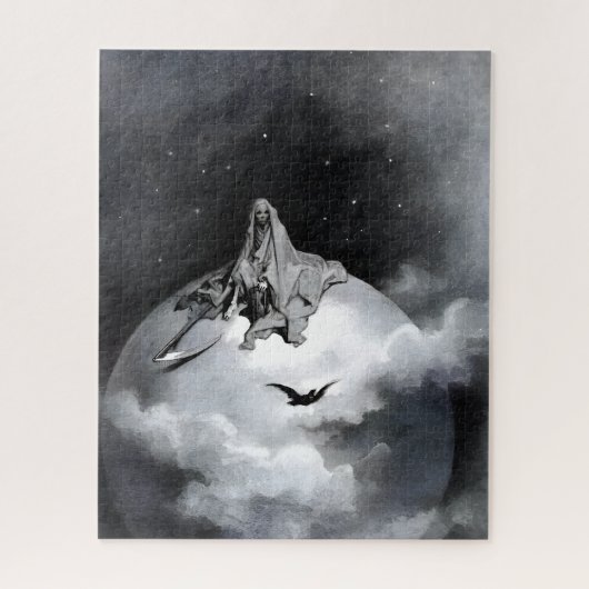 Puzzle Illustration de Poe Raven par Gustave Dore (Vertical)