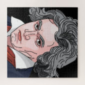 Puzzle Illustration de portrait de Beethoven (Horizontal)