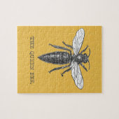 Puzzle Illustration de reine abeille insecte (Horizontal)